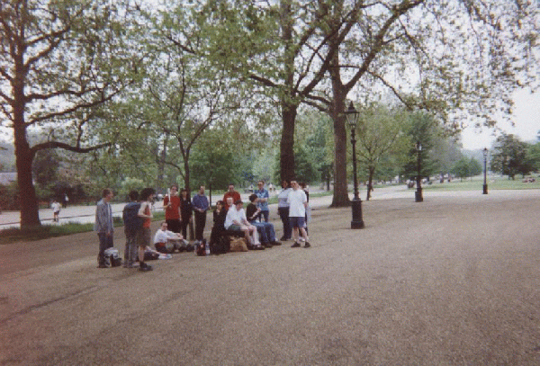 People Beginning to Gather